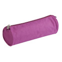 Trousse textile BASIC ronde Ø7x22 cm, 6 couleurs assorties./ Pce