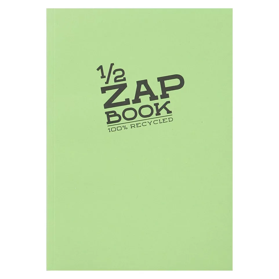 1/2 Zap Book 80 bl 80g A5 ass-/ St.