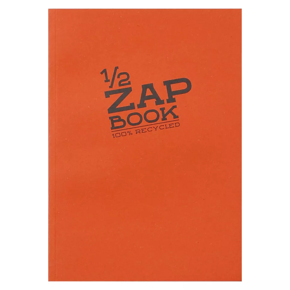 1/2 Zap Book 80 bl 80g A5 ass-/ St.