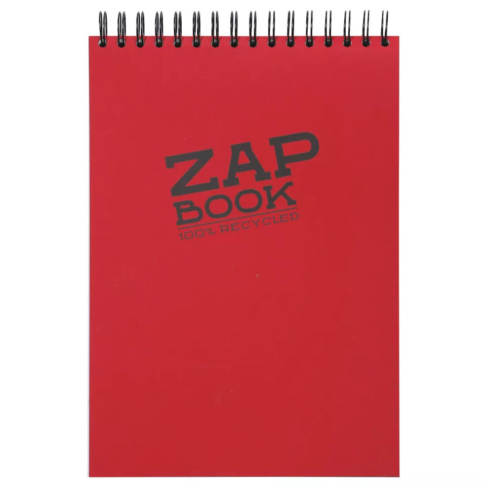Zap Book Sketch spir- boven 160bl 80g...