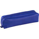Gekleurd leder Penne-nzak 21x4x6 blauw/ St.