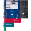 Bind'O Block cahier reliure intégrale A5+ 180 pages détachables perforées 6 trous ligné + cadre en-tête/ Pce
