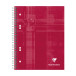 Bind'O Block cahier reliure intégrale A5+ 180 pages détachables perforées 6 trous ligné + cadre en-tête/ Pce