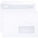 Boite de 500 Enveloppes Blanches C5-162x229mm - Auto-Adhésives - 80g/m2 -Fenêtre Papier Cristal 45x100 (position 20/20)/ Pce