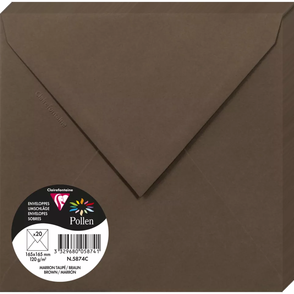 Pollen pk20 env.120g165x165 taupe-/ St.