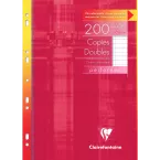 PUNCHED DOUBLE SHEET-S 100SH A4 L+M 90G/ Pc.