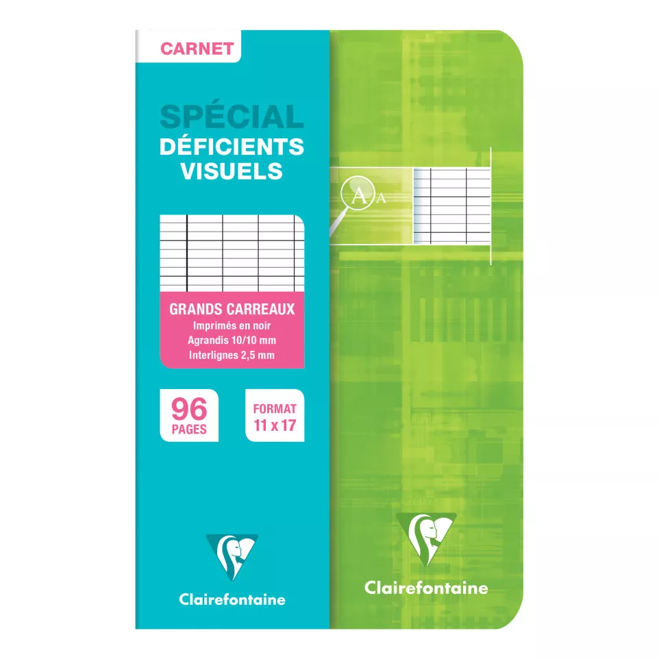 Carnet piqué déficients visuels...