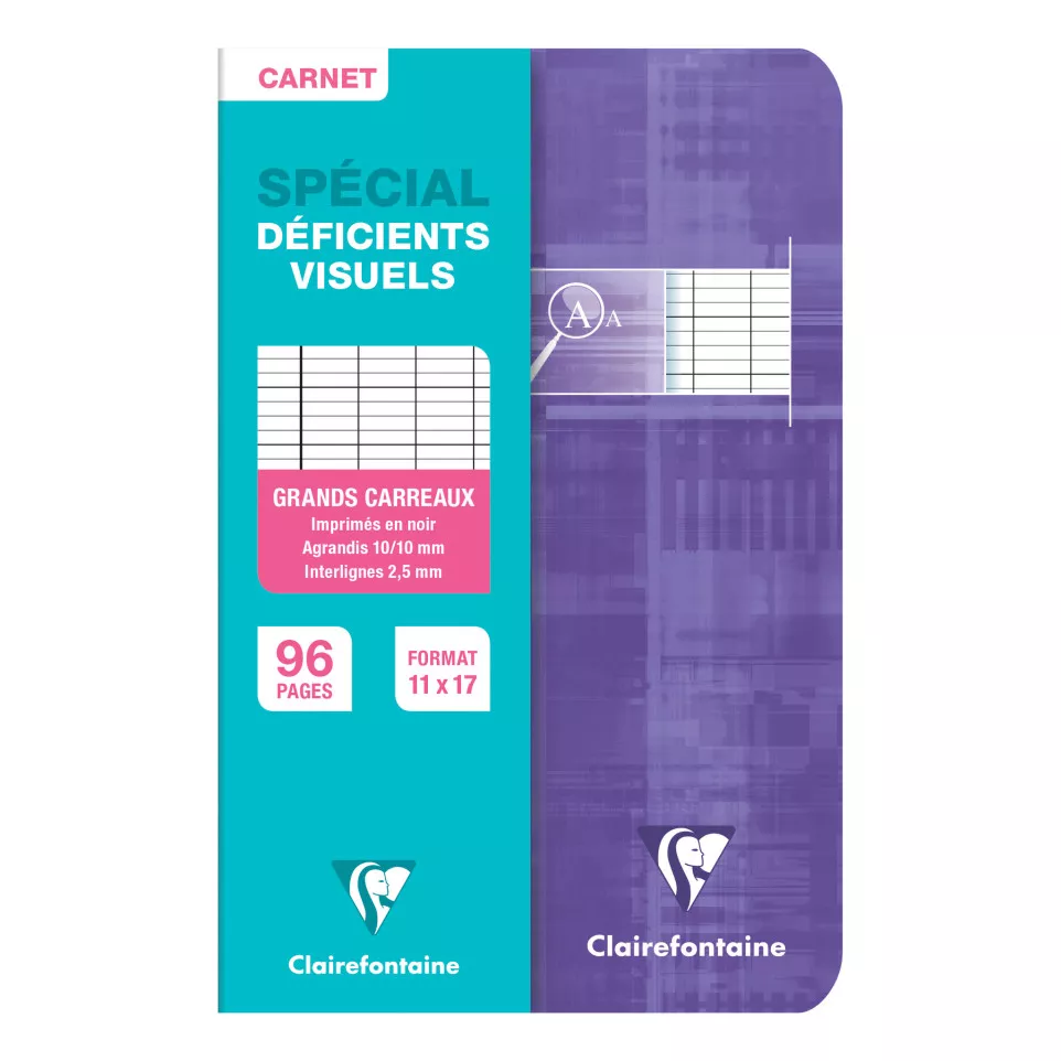 Carnet piqué déficients visuels...