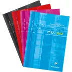 Agenda de bord millésimé enseignant 6 colonnes (48 cases/semaine) piqué A4 112 pages Couleur aléatoire/ Pce