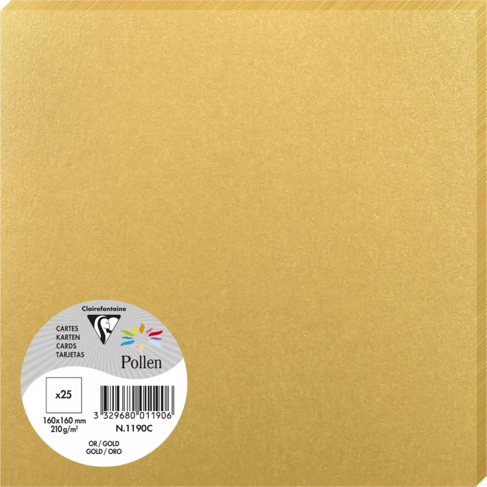 Pollen pk 25krt 210g 160x160 goud-/ St.