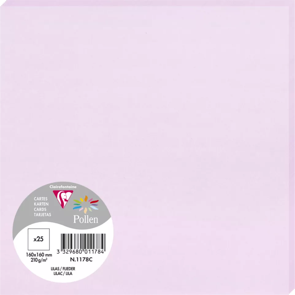 Clairefontaine Pollen, pack of 25...
