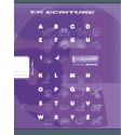 Clairefontaine Stapled Nursery Exercise Notebook, DL5mm+plain, Ligne 8000, 17x22cm, 16 Sheets, 90g/ Pc.