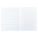 Clairefontaine Stapled Nursery Exercise Notebook, DL5mm+plain, Ligne 8000, 17x22cm, 16 Sheets, 90g/ Pc.