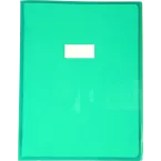 Protège-cahiers cristalux PVC 22/100ème 24x32 cm/ Pce