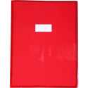 Protège-cahiers cristalux PVC 22/100ème 24x32 cm/ Pce