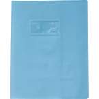 Protège-cahiers grain cuir PVC 22/100ème 17x22 cm/ Pce