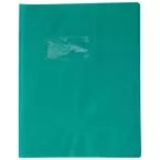 Clairefontaine Book Protector Opaque 20/100, 17x22cm, Victoria Blue, 1 Pack of 20/ Pc.