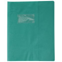 Clairefontaine Book Protector Opaque 20/100, 17x22cm, Victoria Blue, 1 Pack of 20/ Pc.
