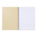 Cahier reliure intégrale FOREVER PREMIUM 100% recyclé A4 120 pages détachables micro-perforées petits carreaux papier recyclé bl