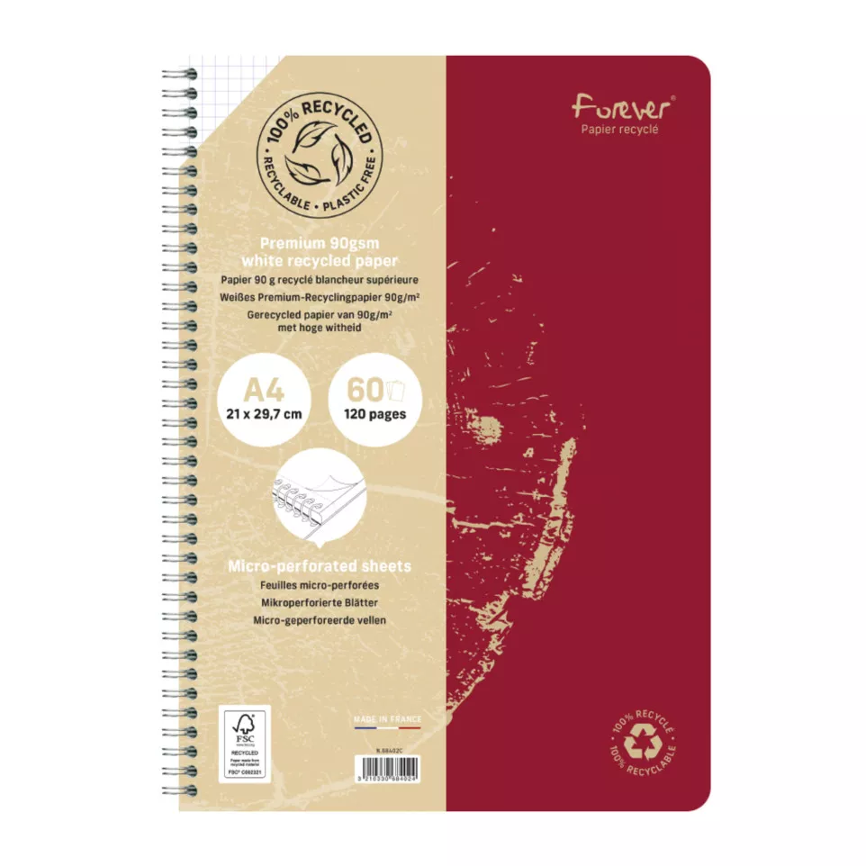 FOREVER RECYCl. SCHR-. SPI A4 90G...