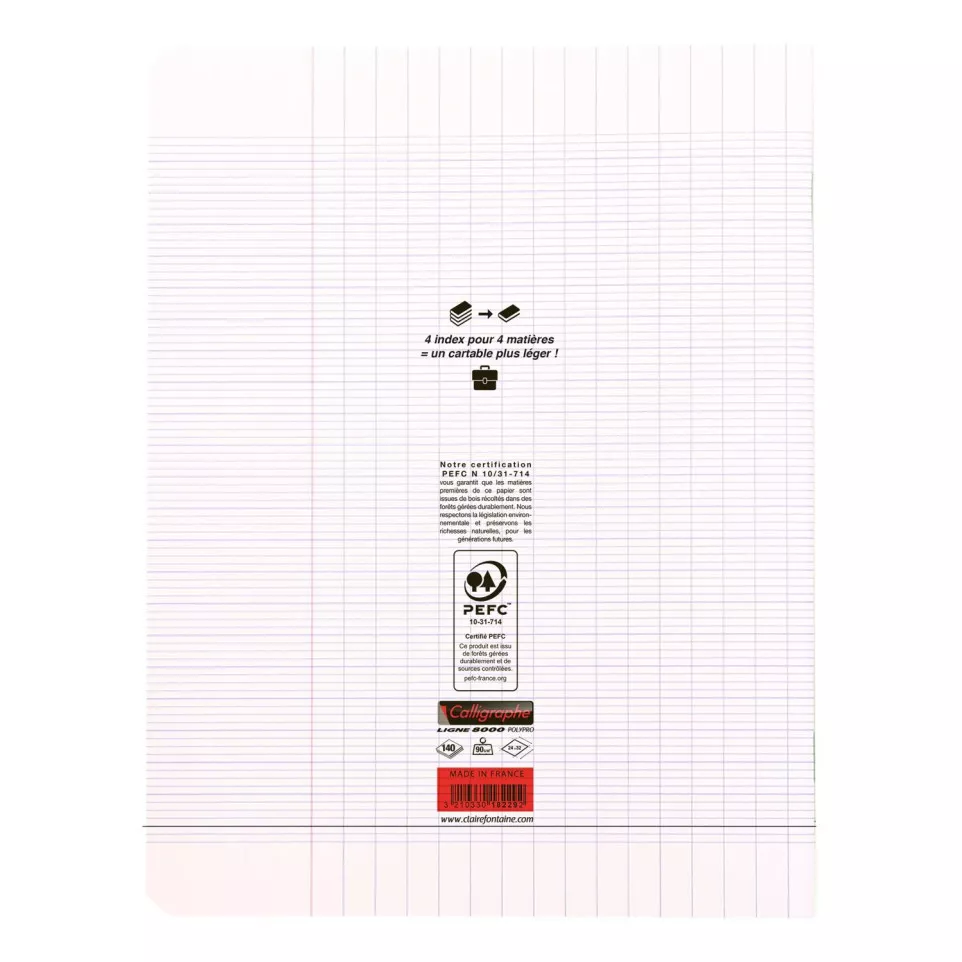 8000 PP Schrift 4tab-s 24x32 70bl 90g...