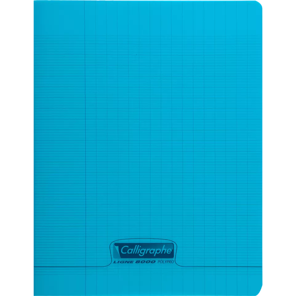 Cahier piqué 8000 POLYPRO 17x22 cm 96...