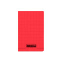 Clairefontaine Polypro Stapled Notebook, Squared, Ligne 8000, 11x17cm, 48 Sheets, 90g/ Pc.