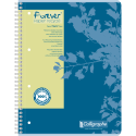 Cahier reliure intégrale FOREVER A4+ 160 pages petits carreaux + marge 80 g/ Pce