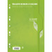 Feuillets mobiles sous film 7000 A4 100 pages perforées grands carreaux 80 g/ Pce
