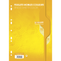 Feuillets mobiles sous film 7000 A4 100 pages perforées grands carreaux 80 g/ Pce