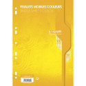 Feuillets mobiles sous film 7000 A4 100 pages perforées grands carreaux 80 g/ Pce