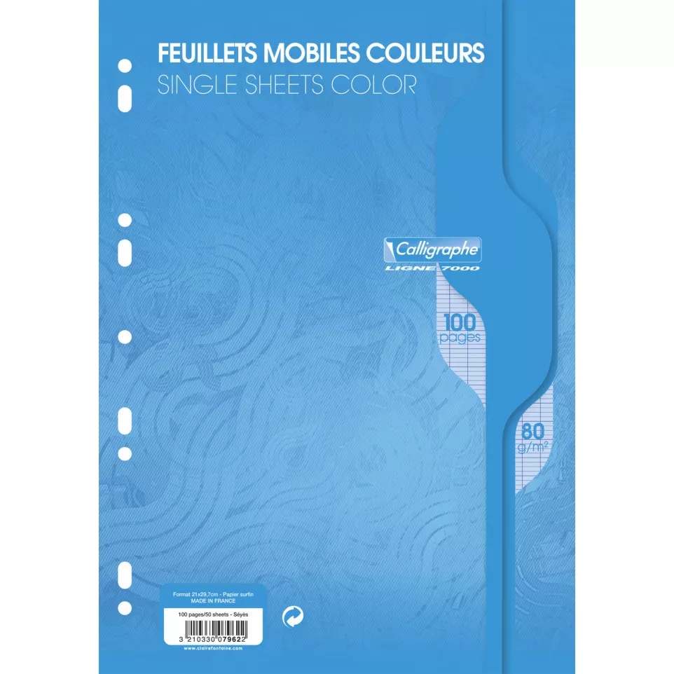 Clairefontaine Loose-Leaf Sheets,...