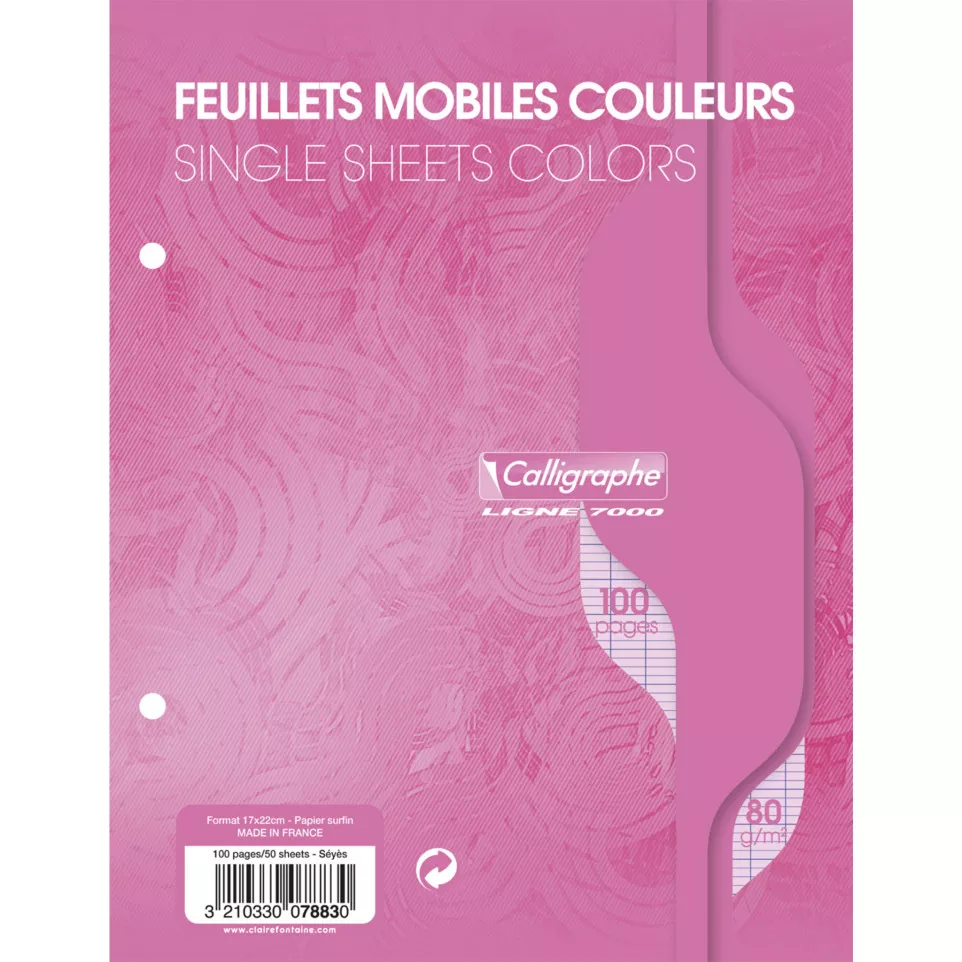Clairefontaine Loose-Leaf Sheets,...
