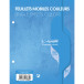 Feuillets mobiles sous film 7000 17x22 cm 100 pages perforées 2 trous grands carreaux 80 g/ Pce