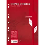 Clairefontaine Punched Double Sheets, 7000 Ligne, A4, 100 Sheets, Squared, 70g/ Pc.