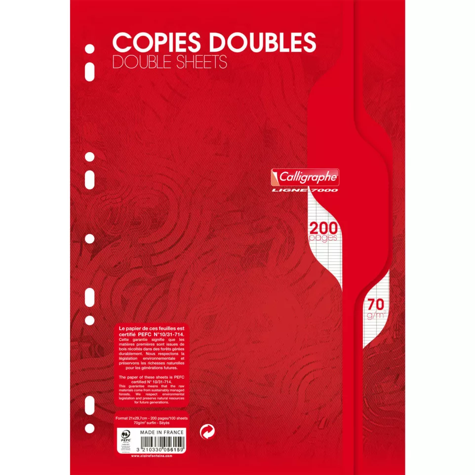 Copies doubles 7000 sous film A4 200...