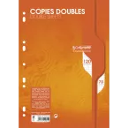 Copies doubles 7000 sous film A4 120 pages perforées petits carreaux 70 g/ Pce