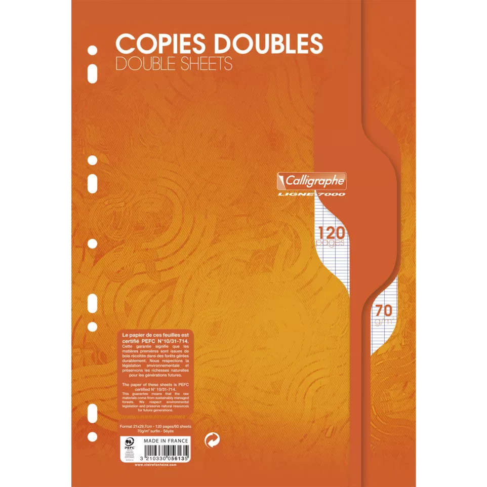 Copies doubles 7000 sous film A4 120...