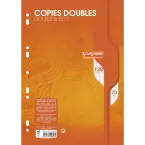 Copies doubles 7000 sous film A4 120 pages perforées grands carreaux 70 g/ Pce