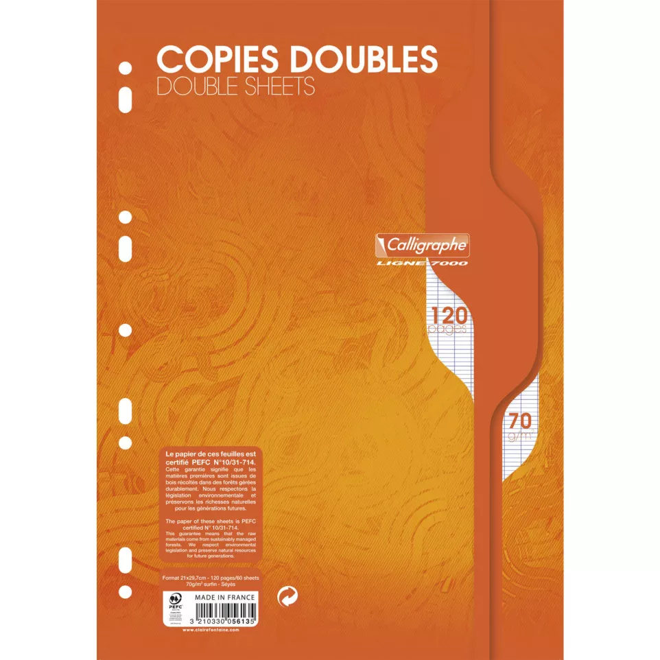 Copies doubles 7000 sous film A4 120...