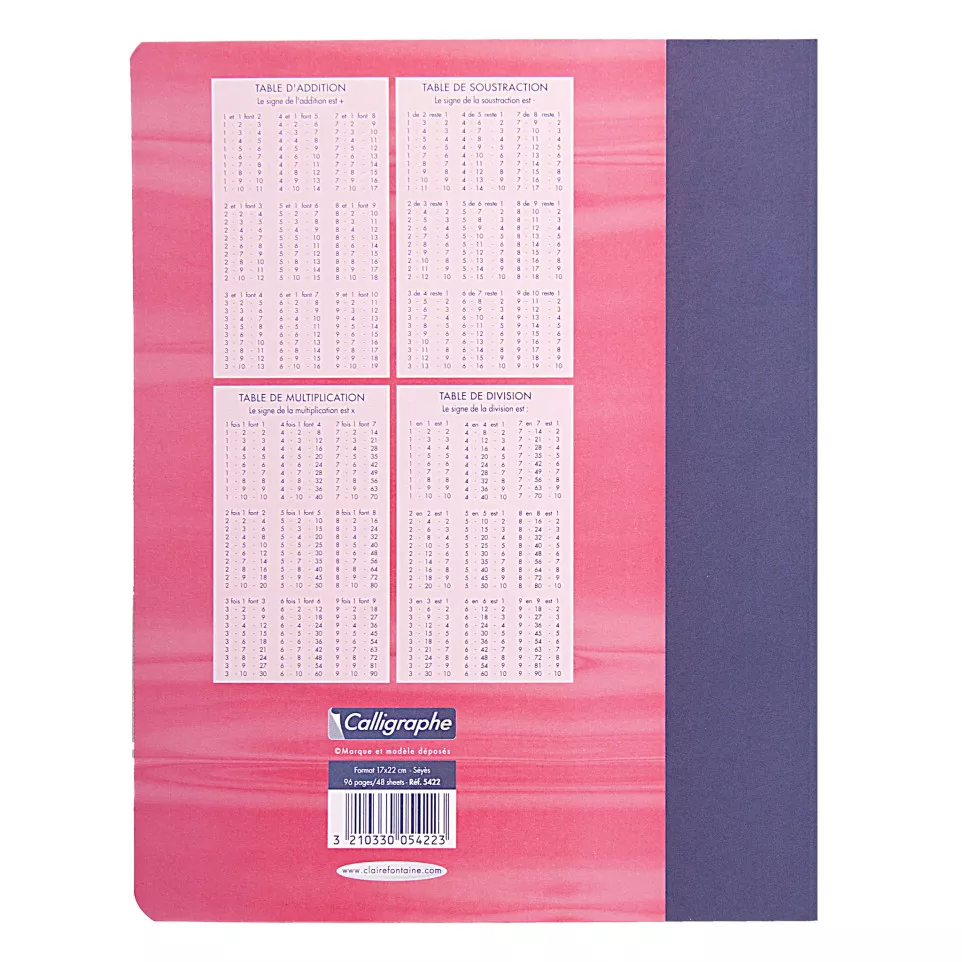 7000, Oefenschrift 1-7x22 48bl séyès...