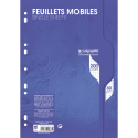 Feuillets mobiles sous film 7000 A4 200 pages perforées petits carreaux 80 g/ Pce