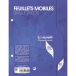 Feuillets mobiles 7000 17x22 cm 100 pages perforées 2 trous grands carreaux 90 g/ Pce