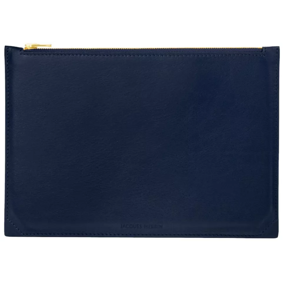 Jacques Herbin Large Leather Case/ Pc.