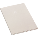 Notitieboek A5 64bl-90g uni natuur wit/ St.