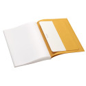 Notitieboek A5 64bl-90g uni natuur wit/ St.