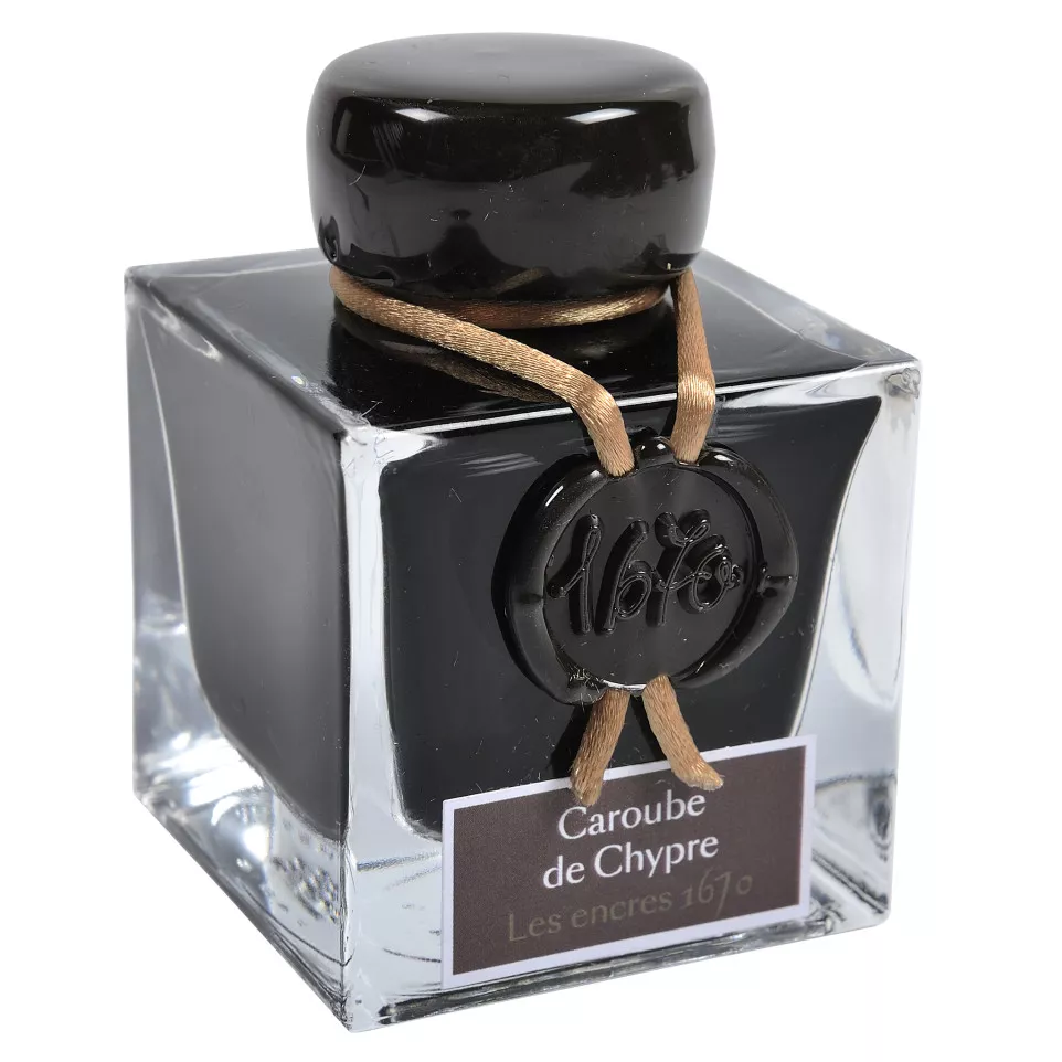 Encre 1670 à paillettes dorées 50ml/ Pce