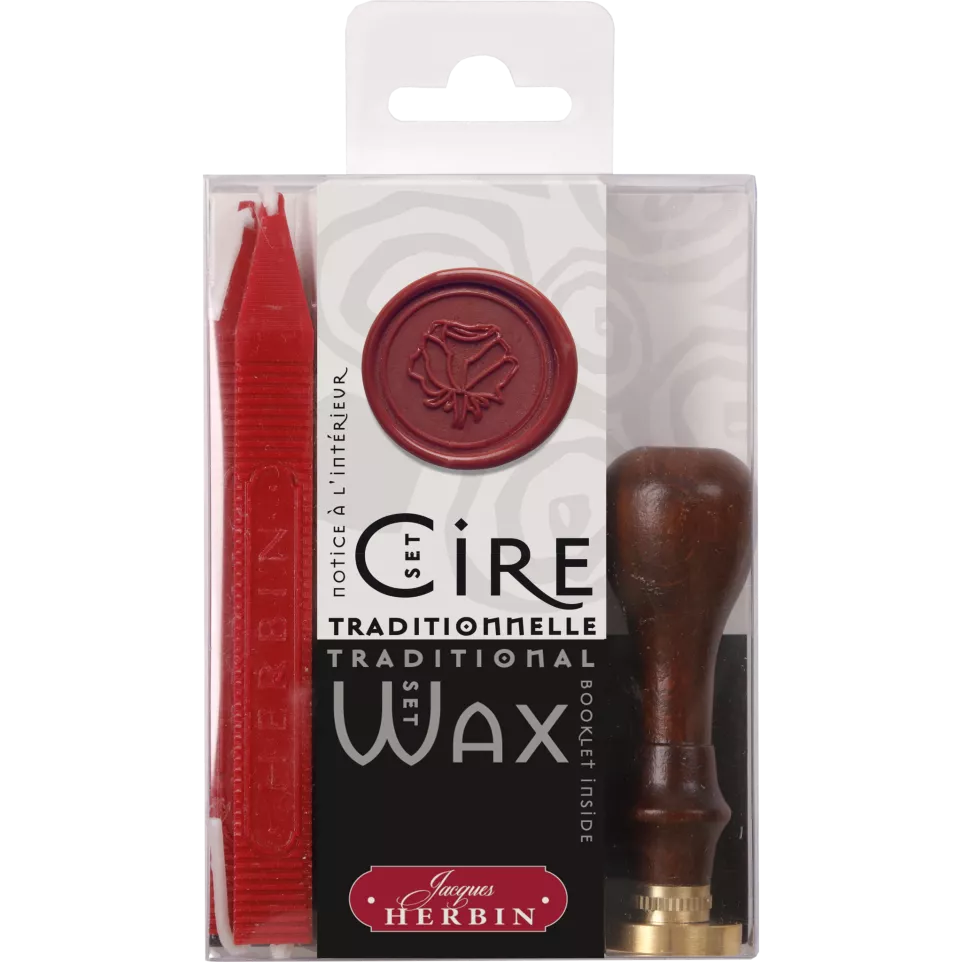 traditional wax set heart/ Pc.