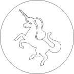 Zegel messing Symbool...
