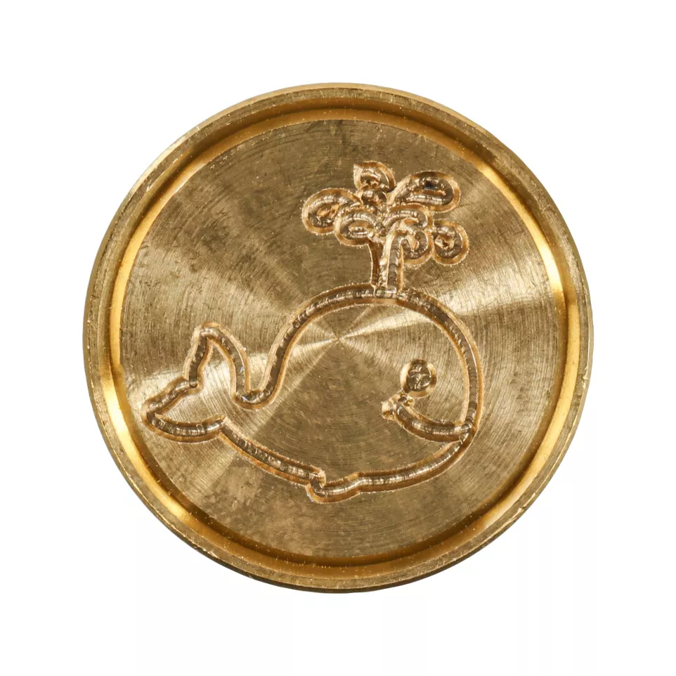 Stempel plaatje 24mm, Walvis-/ St.